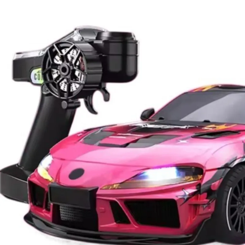 Voiture RC de drift 4x4 JXC 1/43 SP4301, modèle de véhicule RC AWD 2 vitesses, système d'éclairage RTR, moteur, ESC 9A, servo, batterie, sans sons