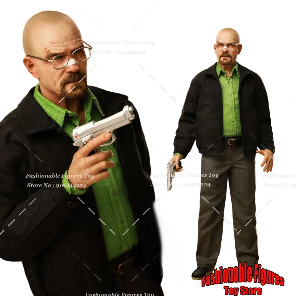 

Черный 8 игрушек BK-006 1/6 мужской солдат Breaking Bad Old White Heisenberg полный набор 12-дюймовая экшн-фигурка модель для фанатов подарки