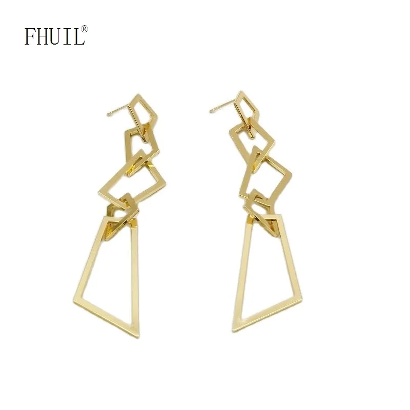 

Yellow Earrings For Women S925 Silver Needle Drop Ear Piercing Gold Plated Korean Fashion Jewelry 2023 Luxury Girl Wedding