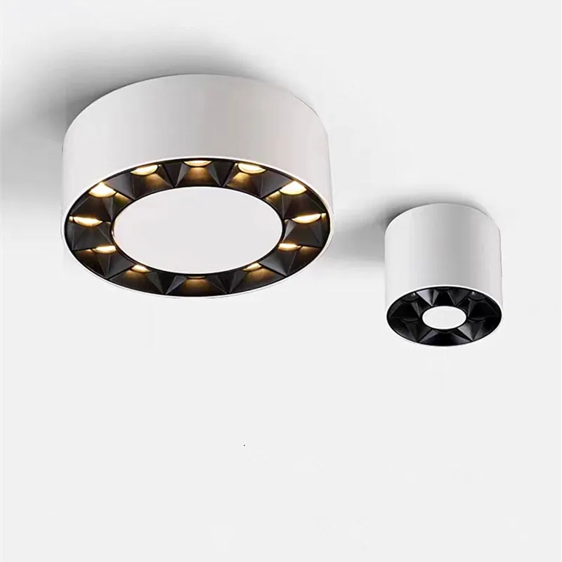 Helder gemonteerde schijnwerpers led anti-glare ultra-dunne gangpad balkon helder geïnstalleerd downlight zonder huishoudelijke plafond p