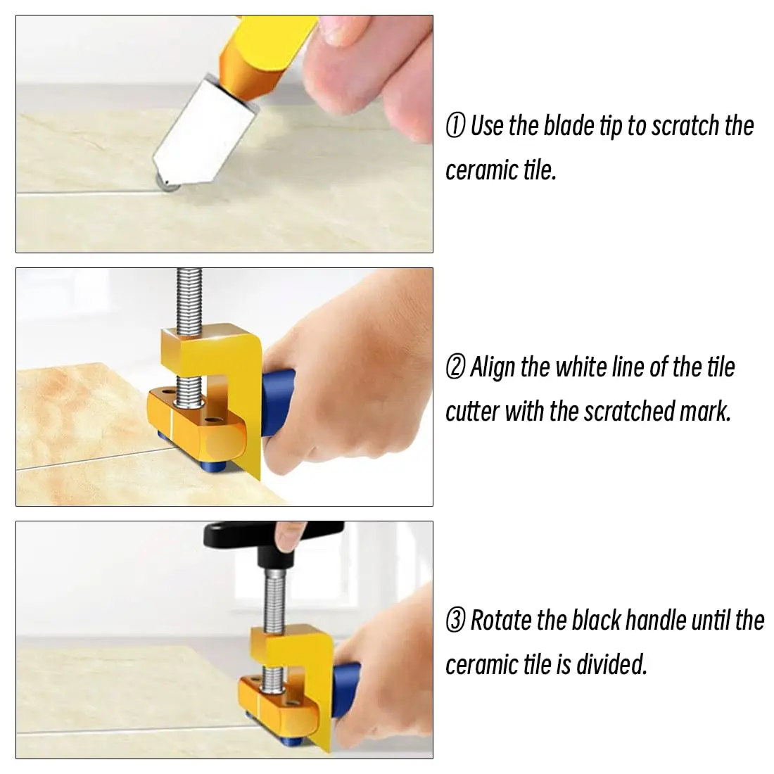 السيراميك القاطع بلاط زجاجي قواطع سكين عجلة الماس الأسطوانة آلة فتاحة قطع أدوات يدوية الملحقات مع الفوهات #6