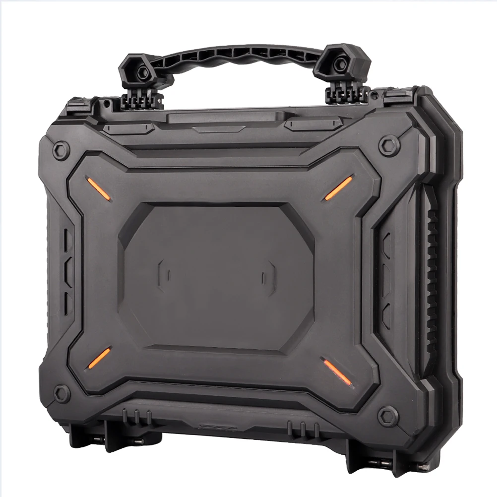 

Waterproof Dustproof Tool Box 32Cm Black 12.6 Inch Shockproof Storage For Camera Digital Accessories Impact Resistance