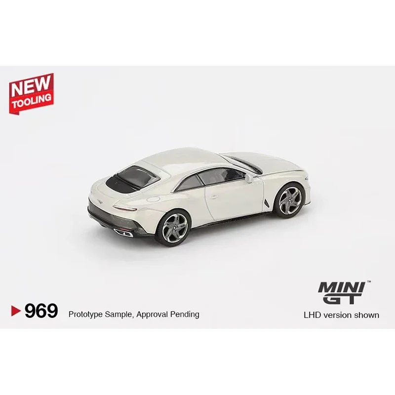 PreSale MINIGT 969 1:64 Bentley Batur Bonneville Pearl Diecast Diorama Model Collection Toys