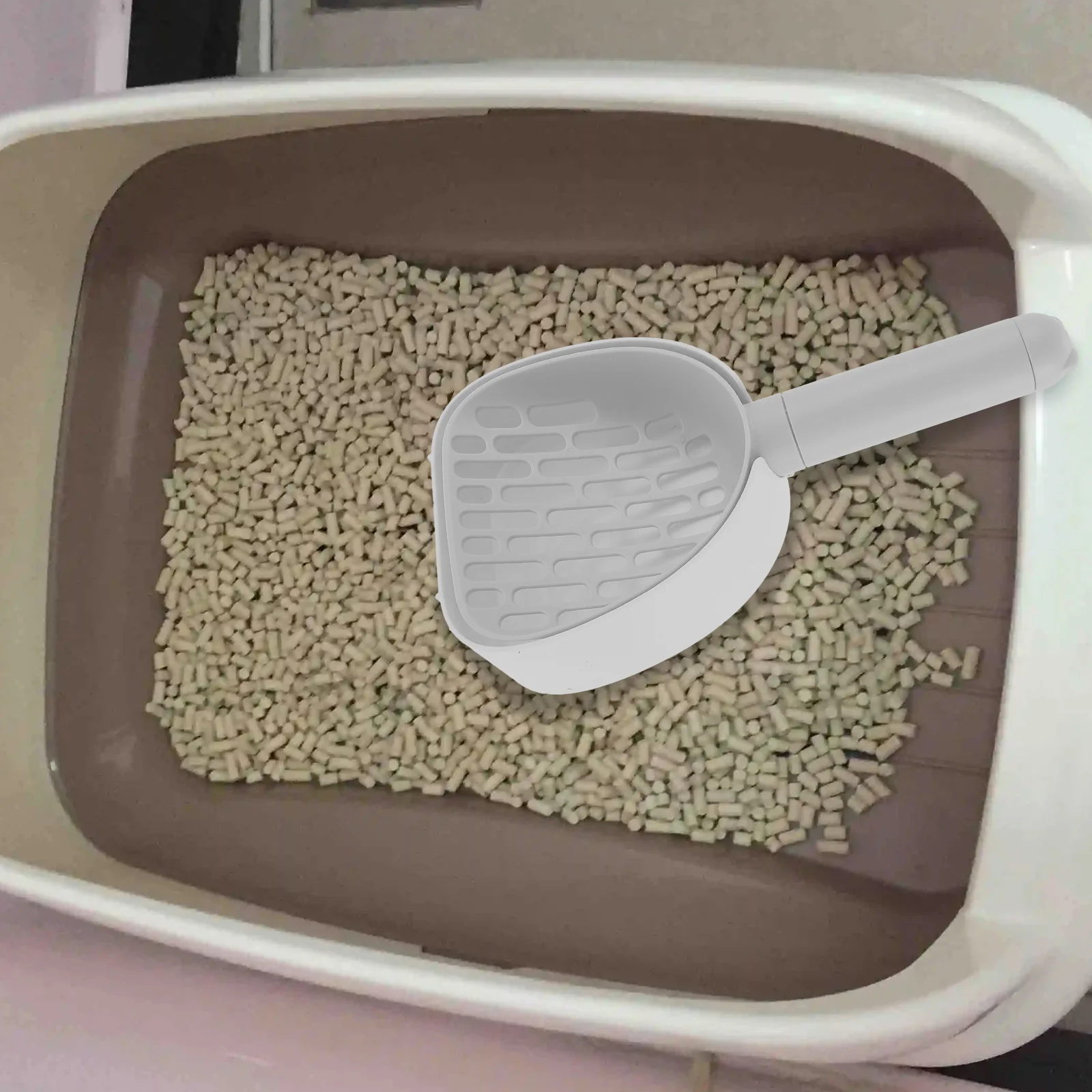 

Plastic Cat Litter Shovel Kitten Scooper Large Capacity Efficient Cleaning Dog Litter Multi Function Practical Pet Supplies