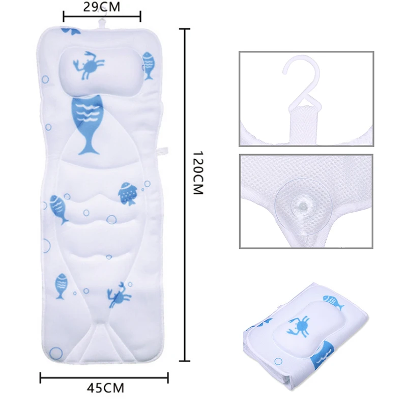 Cuscino per vasca da bagno spa per tutto il corpo, lussuoso cuscino per materasso da bagno spa con cuscino poggiatesta