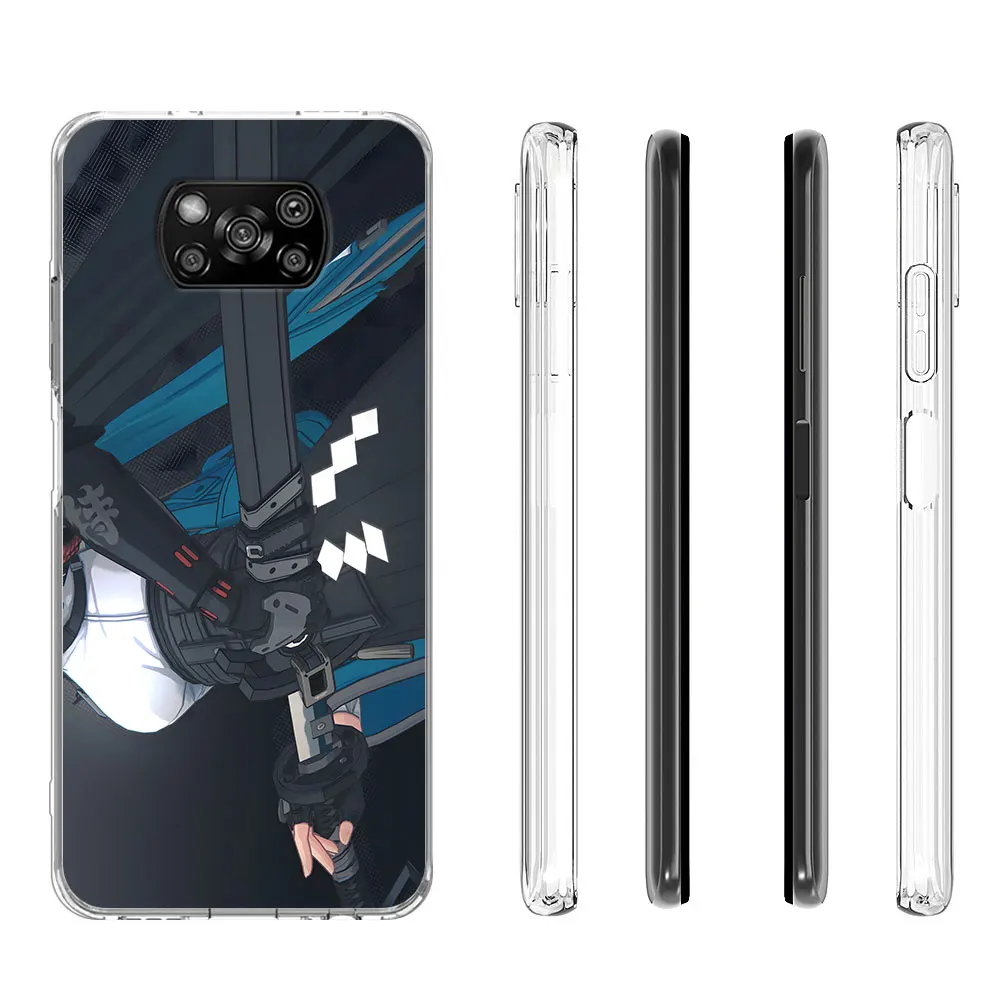 Hoshimi Miyabi Zenless Zone Zero Case for Xiaomi Poco X5 X6 X3 F5 M5s F4 GT X4 NFC Pocophone F1 F3 M3 F2 M4 Pro M5 TPU Cover