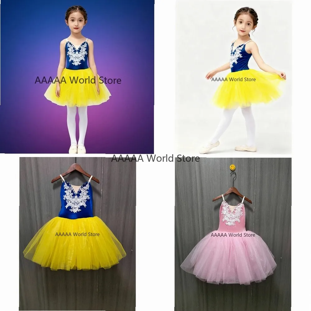 

Girls Ballet Tutu Leotard Princess Fairy Dance Costume for Stage Performance Party Cosplay