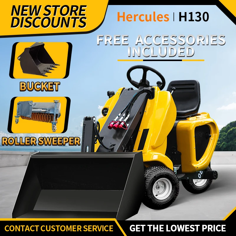 農場、造園、建設用のミニコンパクトホイールローダー、様々な作業に対応する多用途小型ローダー機械