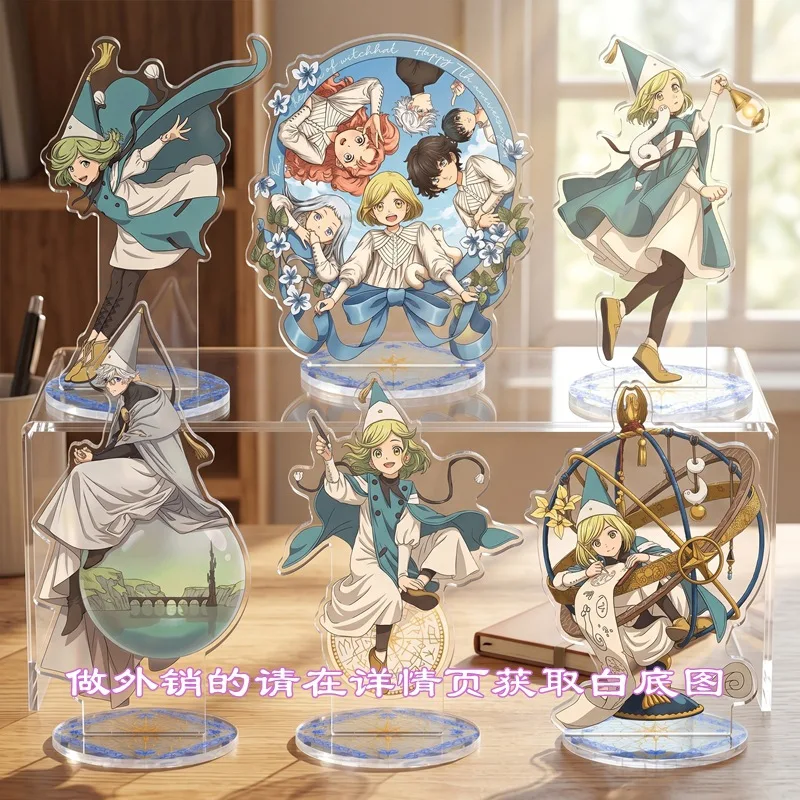 Support acrylique pour figurine Witch Hat Atelier Coco Qifley, Merch Anime, Pendentif Étudiant, Accessoires Cadeau pour Amies et Filles, Porte-clés