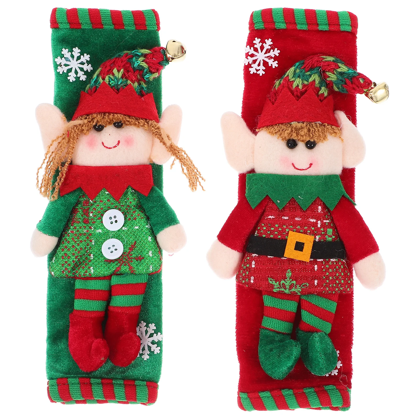 

2Pcs Refrigerator Door Handle Covers Christmas Fridge Handle Protectors for Kitchen Appliances Stain Waterproof Oil Resistant