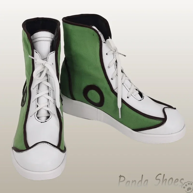 Zapatos de Cosplay de Anime Chainsaw Man Denji Cos, zapatillas verdes, botas, accesorios de vestuario, zapatos para fiesta de Halloween