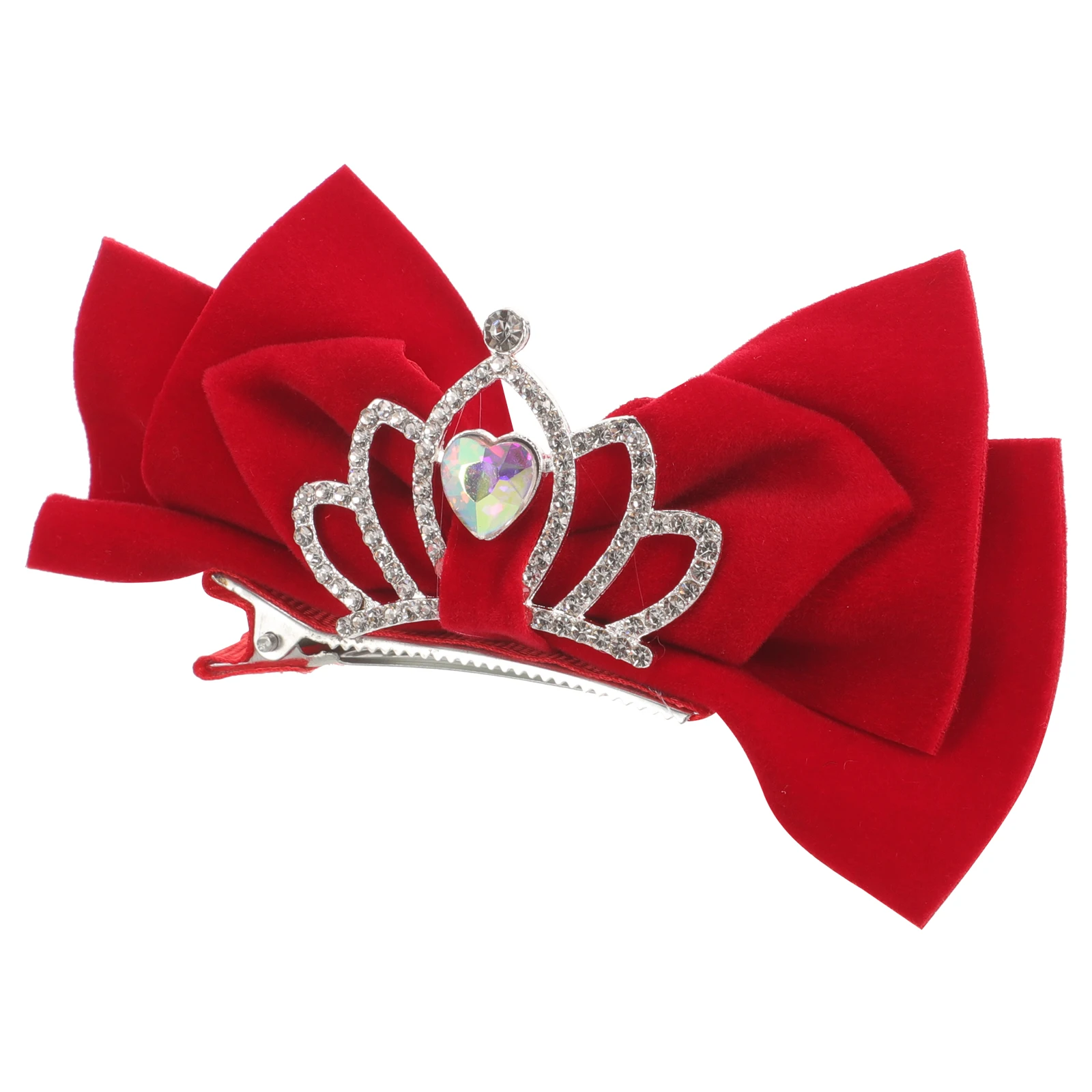 

Crown Hair Vintage Claw Clips Velvet Kids Hair Accessories For Girls Bow Hairpins Rhinestone Headbands Kids Accessories Retro