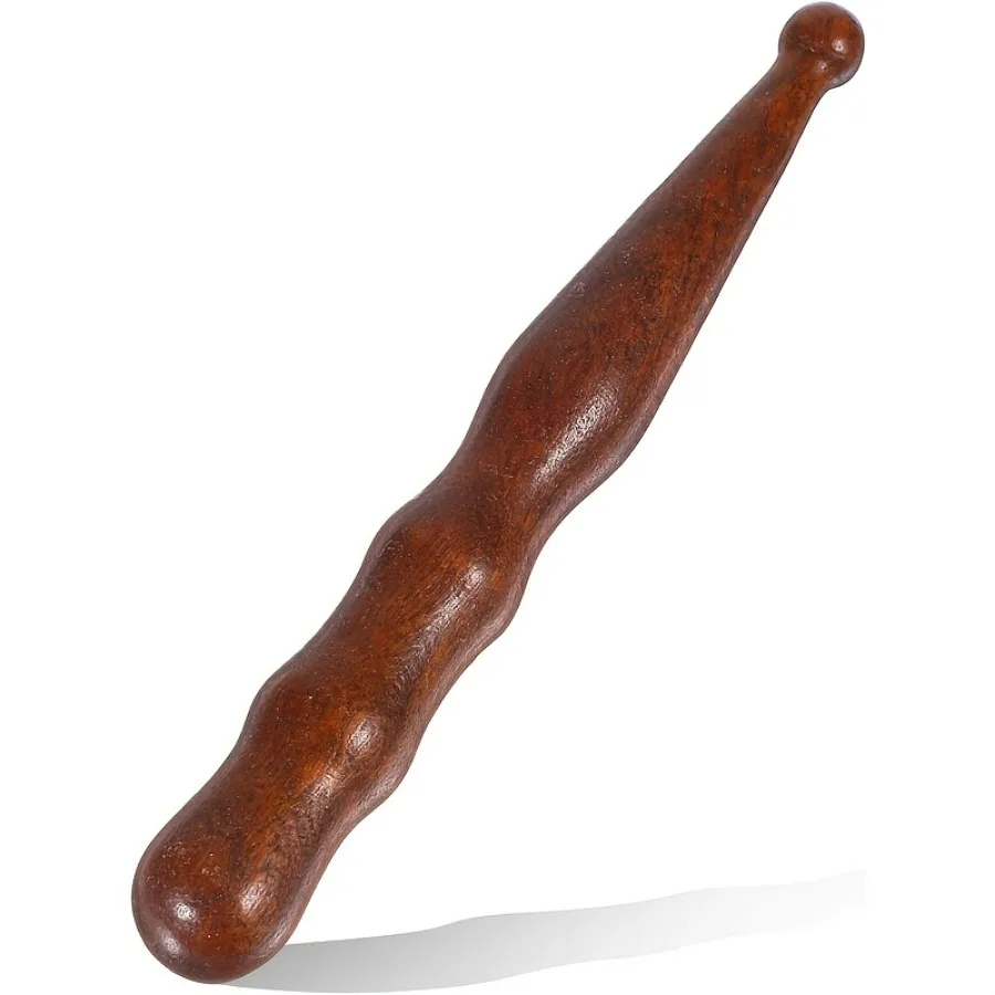 1 Stück Holz-Akupressur-Massagestift, Manueller Stick für Füße, Hände und Körper, Tragbarer Druckpunkt-Entlastungsstift für die tägliche Selbstpflege