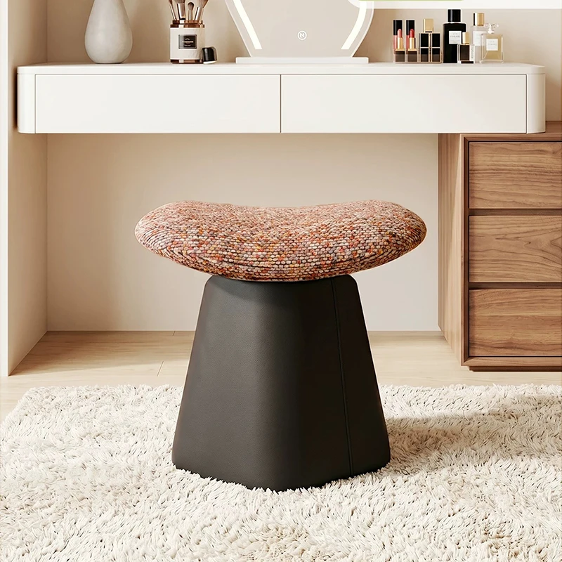 Creative Rotating Makeup Stool,Bedroom Dressing Stools,Modern Living Room Leisure Chair,Mobile Seats,Footstool,Nordic Furniture