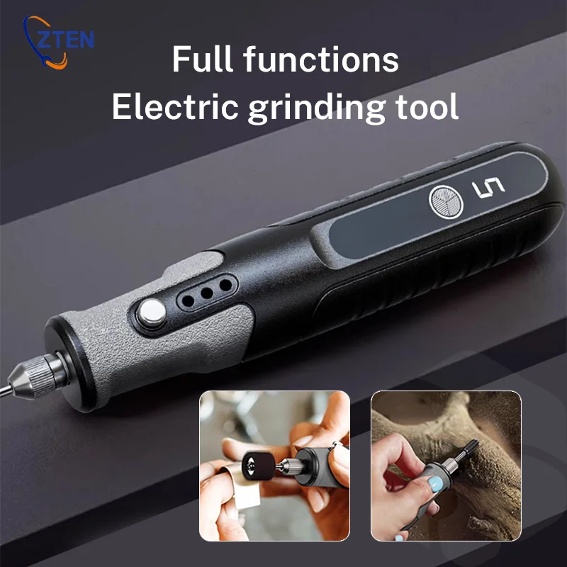 

Handheld Drill Tool Mini Wireless Electric Drill Rechargeable Polishing Machine Woodworking Drilling Electric Drill Carving Tool