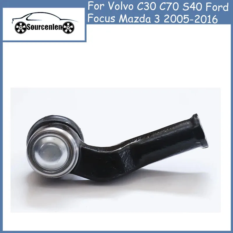 

2PCS Tie Rod End for Volvo C30 C70 S40 Ford Focus Mazda 3 2005-2016 5M513290BA 5M513289BA Ball Joint Steering Outer Parts