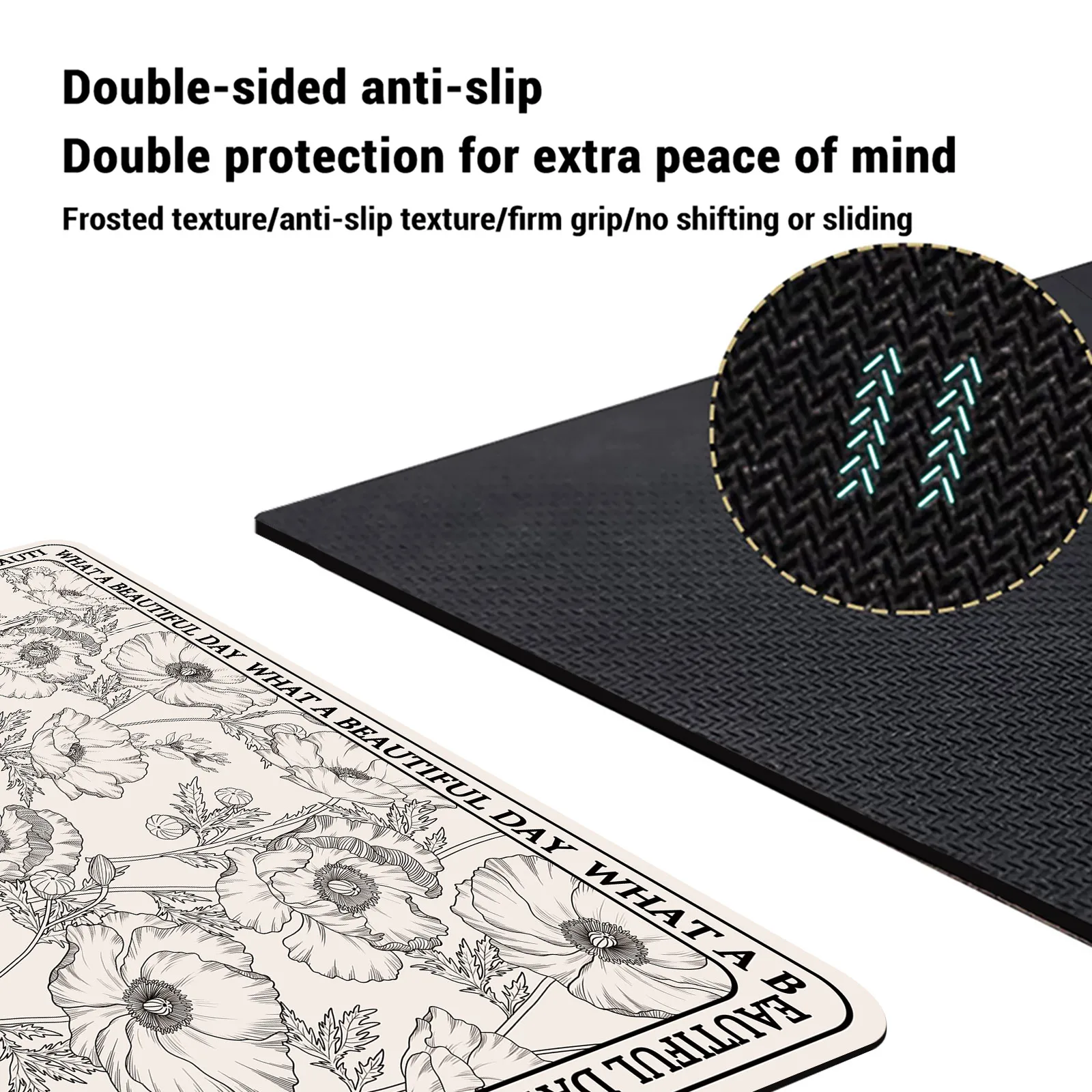Luxury Bathroom Rug Bath Mat Anti Slip Shower Foot Mats Super Absorbent Quick Dry Floor Mat Toilet Carpet Doormat Washable