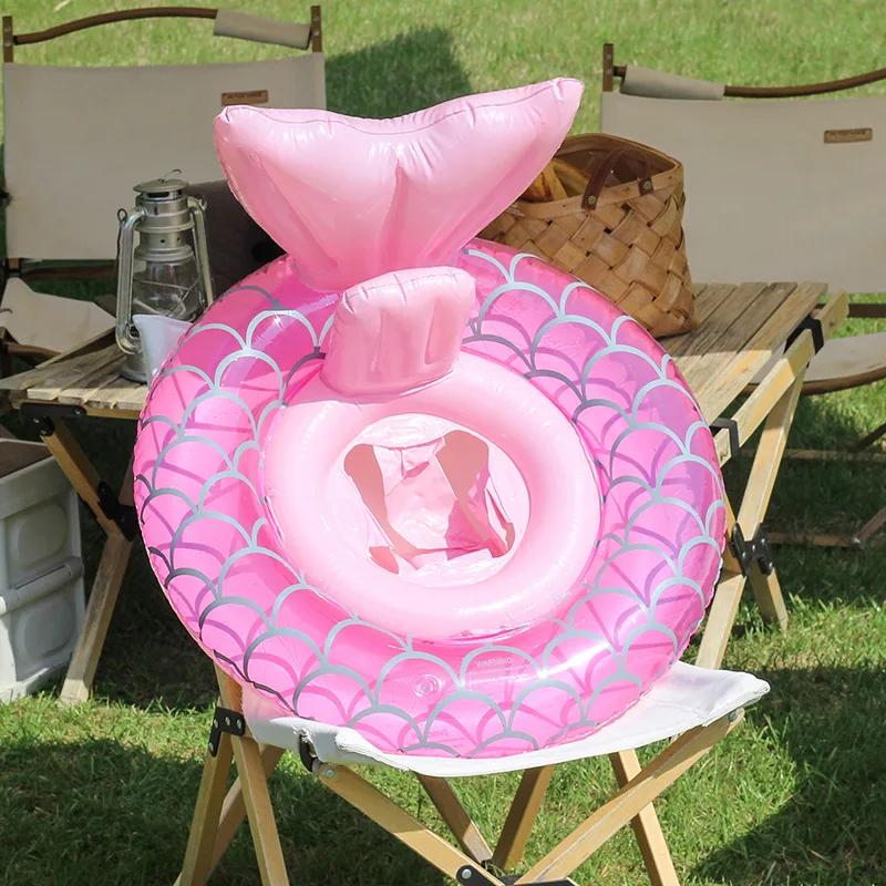インフレータブルおもちゃ人魚の尾子供用浮き輪夏の屋外プールビーチウォーターパークインフレータブル水泳フローティングシート