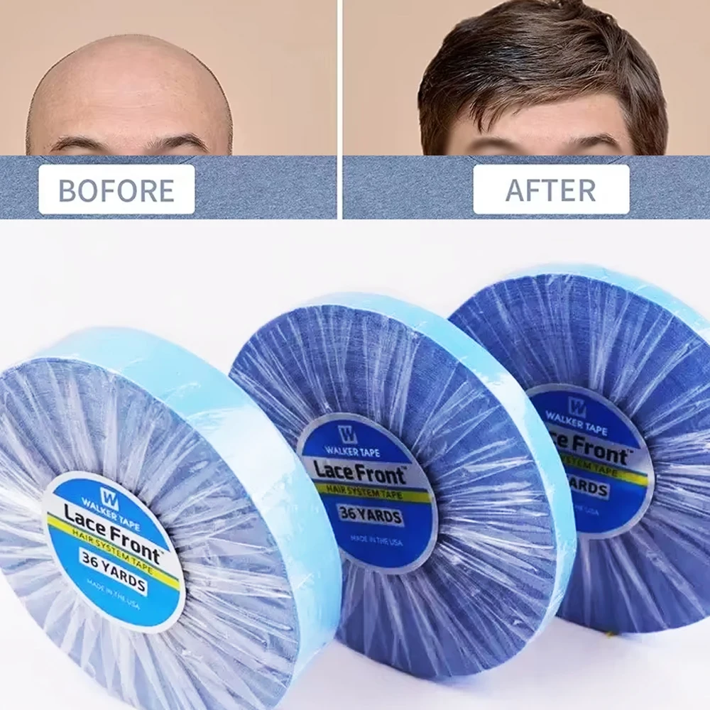 

1 Roll 36yards Supper Lace Front Strong Adhesive Tape Waterproof Double Sided Adhesive Tape for hair extension/lace wig/toupee
