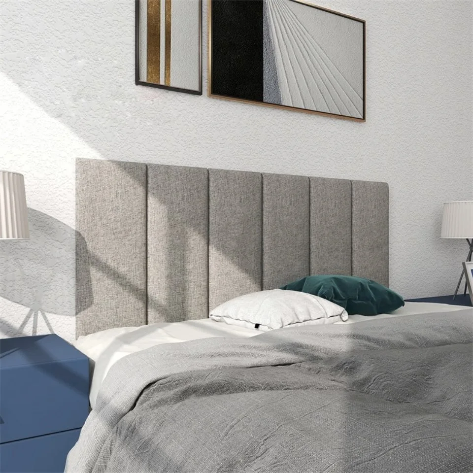 3D Bed Headboard Anti-Collision Tatami Bedroom Decor Soft Panels Wallsticker Tete De Lit Cabecero Self-Adhesive Headboards