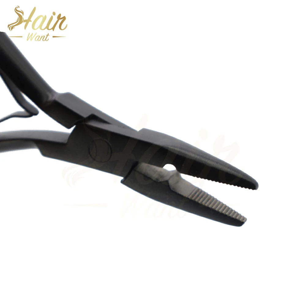 Hair Want Hair Extensions Tool Kit Pro With Microlink Pliers Nylon and Boar Bristle Hair Brush Hair Loop Tool Seam Ripper