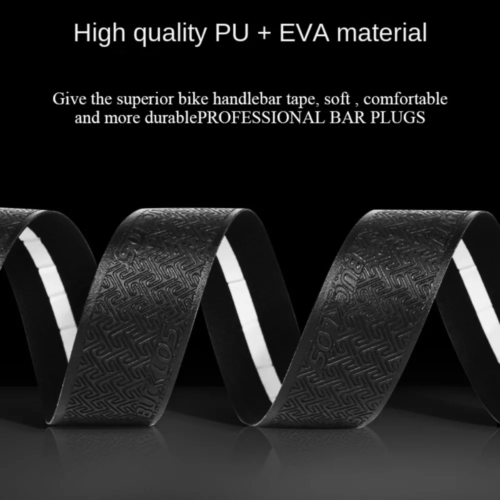 Anti-slip Bicycle Handlebar Tape Breathable Non-slip Shock Absorption L-shaped Winding Handle EVA Bar Tape