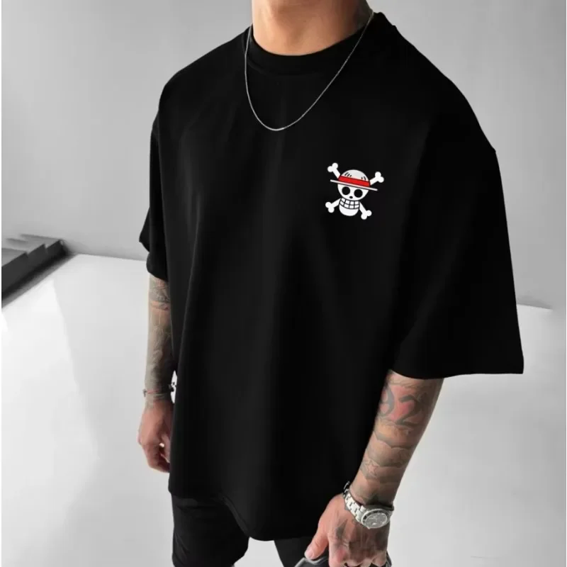 ワンピース アニメ周辺グッズ クラシックコミックTシャツ 半袖 クルーネック 2025年新作 夏 メンズ レディース カップル向け