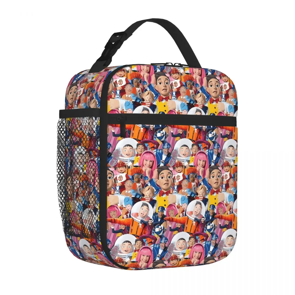 Bestselling Lazy Town Marble Print Adult Lunch Bag Urban Commute Insulated Lunch Bag