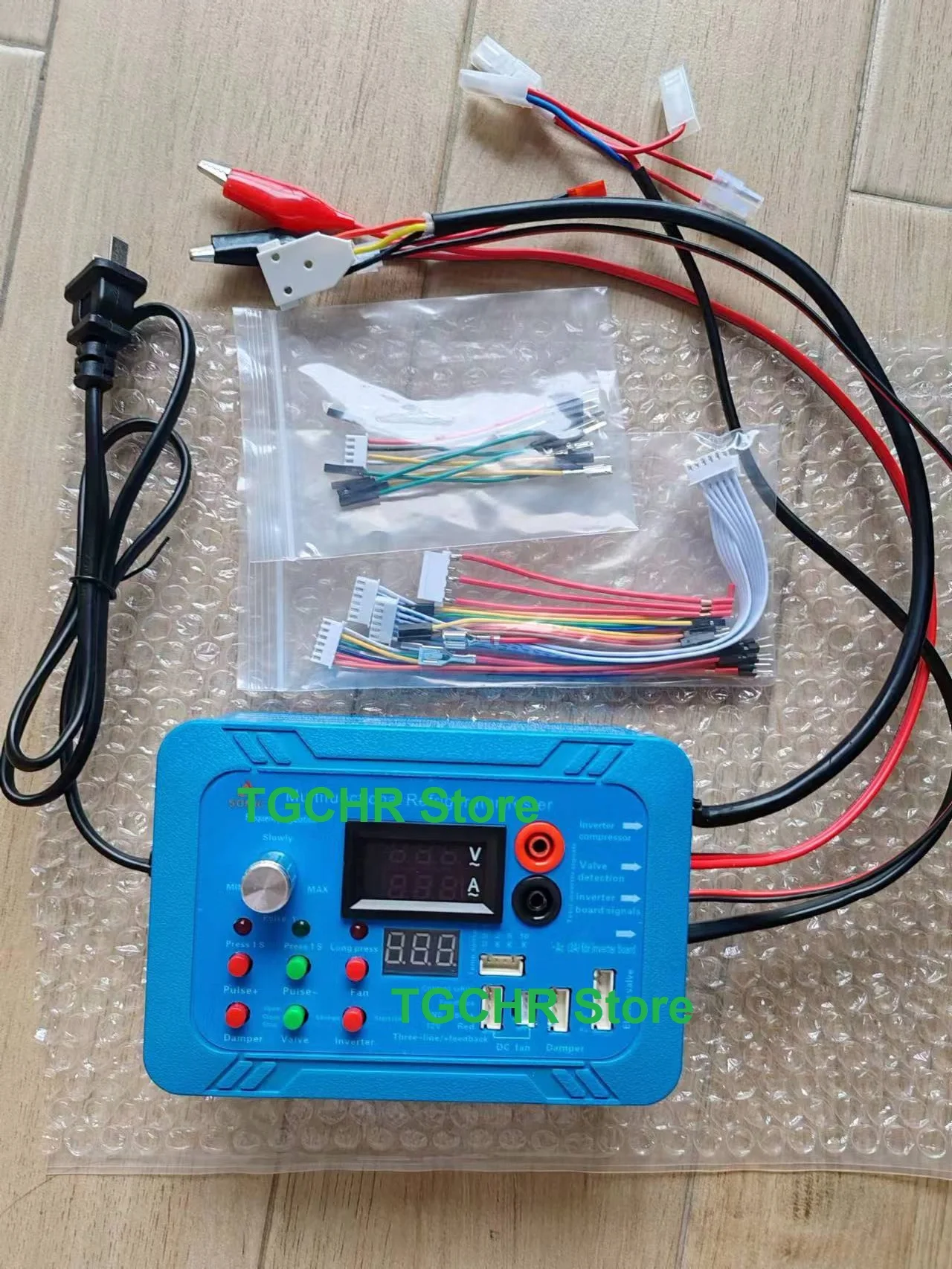 Imagem -02 - Inglês Versão Geladeira Compressor Inversor Placa Tester Pulso Válvula Solenóide Inversor Geladeira Ferramenta de Teste Universal