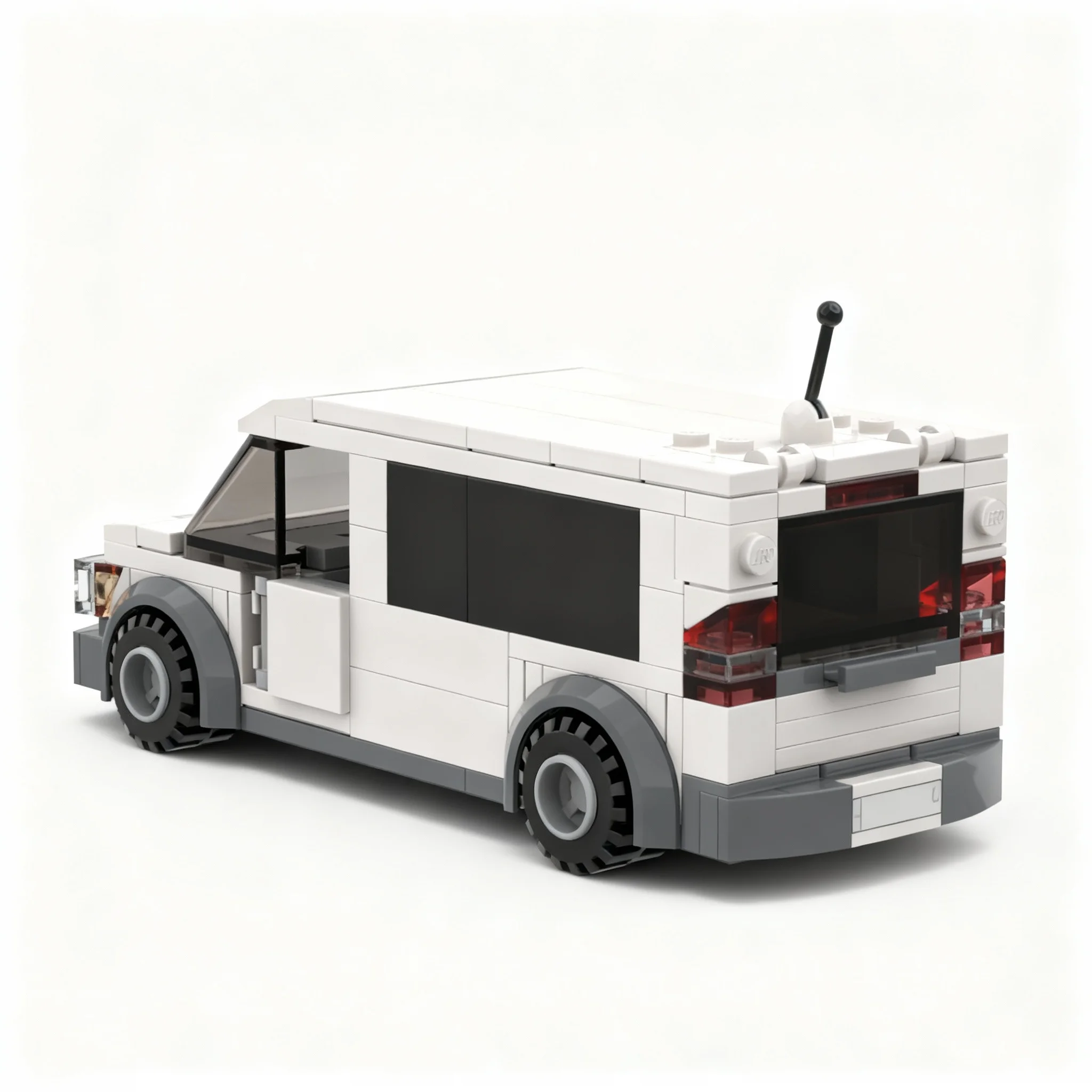 180pcs MOC 메르세데스 벤츠 비토 시티 카고 모델 블록 건축 장난감 DIY 크리스마스 선물 창의적 아이디어 교육용 블록