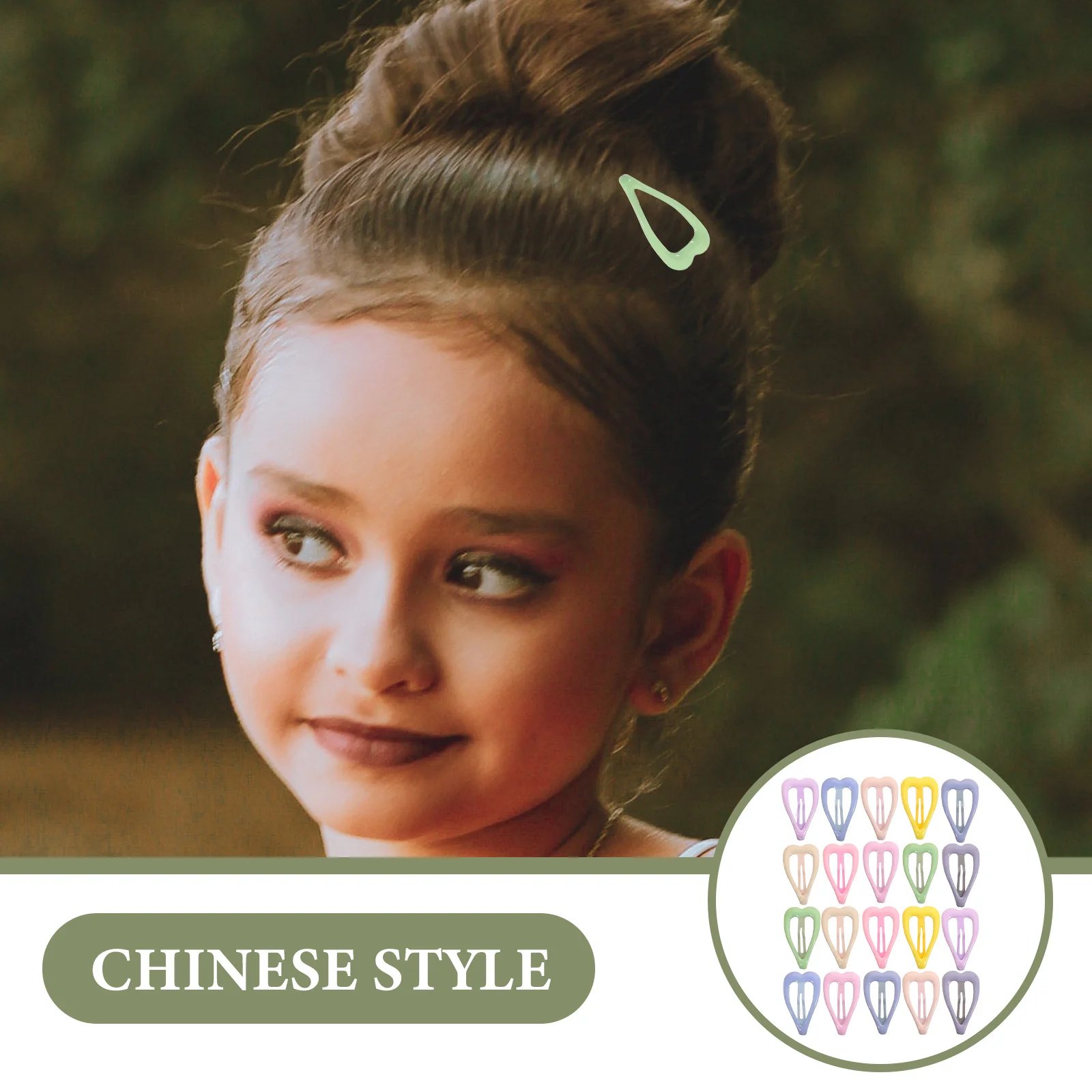 

20Pcs Cream Color Hairpins Lovely Hair Clips Cute Hair Accessories Set Lightweight Comfortable for