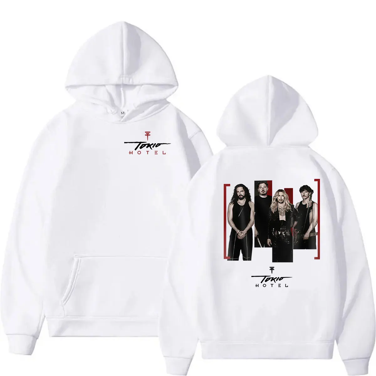 Rockband Tokio Hotel Arena Tour 2026 Hoodie Herren Hip-Hop Punk Kleidung Pullover Sweatshirt Vintage Langarm Mode Hoodies – Detail 3