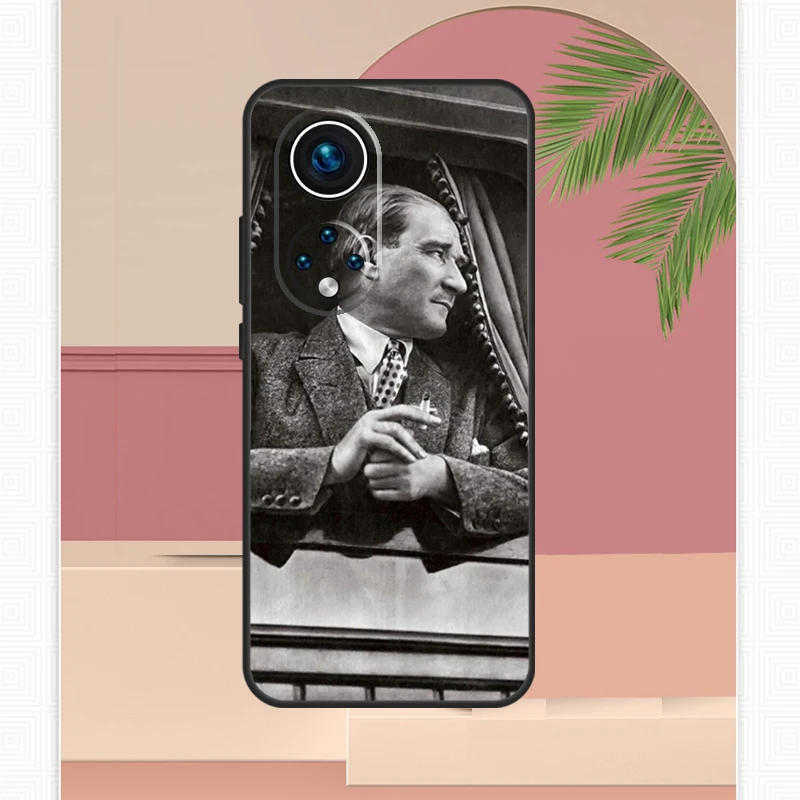 Mustafa Kemal Ataturk Case For Huawei Honor X8 X7 X9 50 70 P20 P40 Lite P30 P50 Pro Nova 5T P Smart 2021 Cover