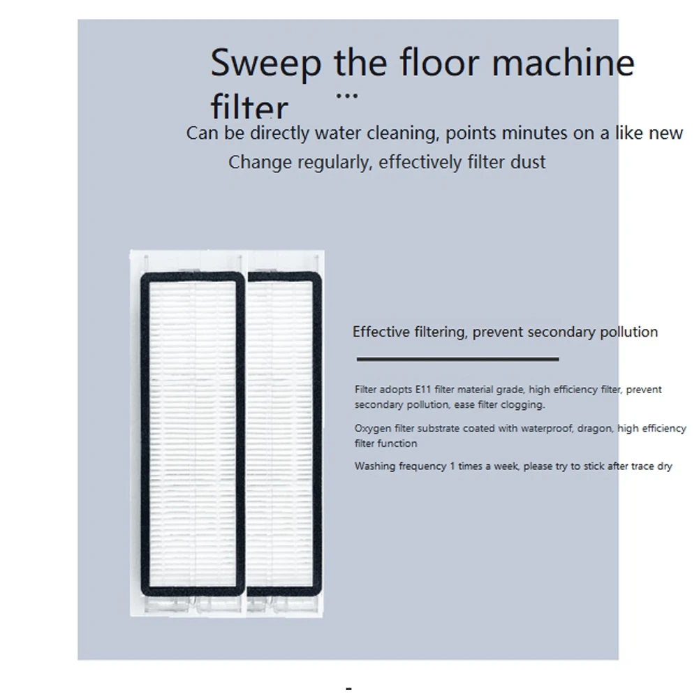 Ersatz für 360 s5/s7/s7 pro Roboter Staubsauger Ersatzteile Haupt bürste Seiten bürste Hepa Filter Wassertank Filter