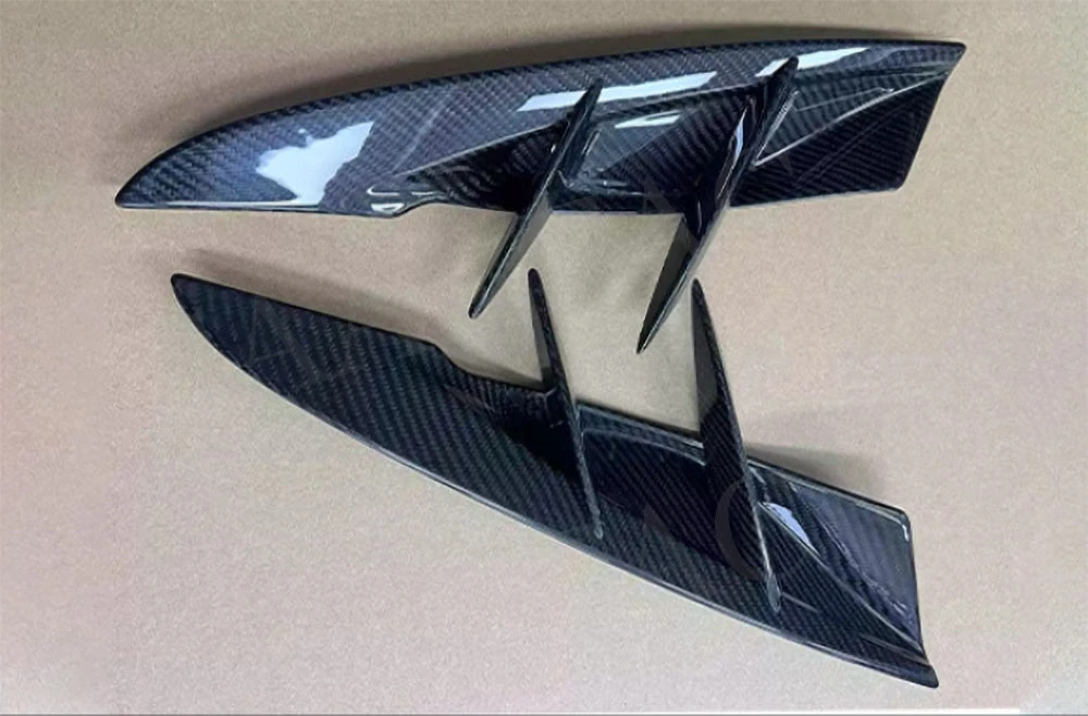 For Toyota Supra A90 2019+ Carbon Fiber Car Front Bumper Air Vent Trims Cover Bumper Body Kits Car Accessories FRP - view 2