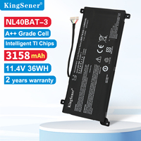 KingSener NL40BAT-3 Battery For CLEVO NL40CU NL41GU NL41LU NL51LU Mechrevo Creator Young 15 I3 6-87-NL40S-33G21 6-87-NL40S-32G21