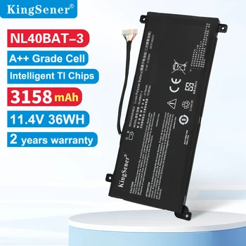 KingSener NL40BAT-3 배터리, CLEVO NL40CU NL41GU NL41LU NL51LU Mechrevo Creator Young 15 I3 6-87-NL40S-33G21 6-87-NL40S-32G21