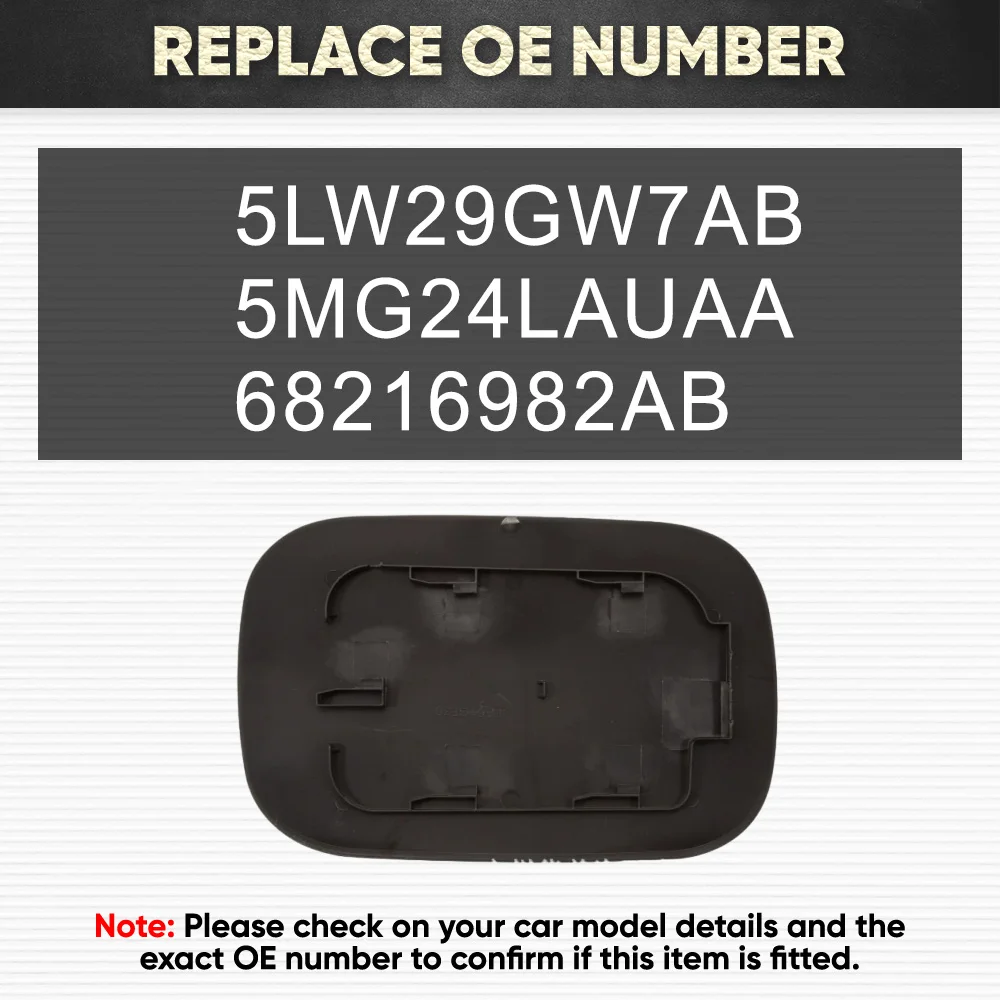 

Fuel Filler Gas Door Tank Cap Cover For Jeep Grand Cherokee 2014-2022 Dodge Durango 2014-2020 5LW29GW7AB, 5MG24LAUAA, 68216982AB