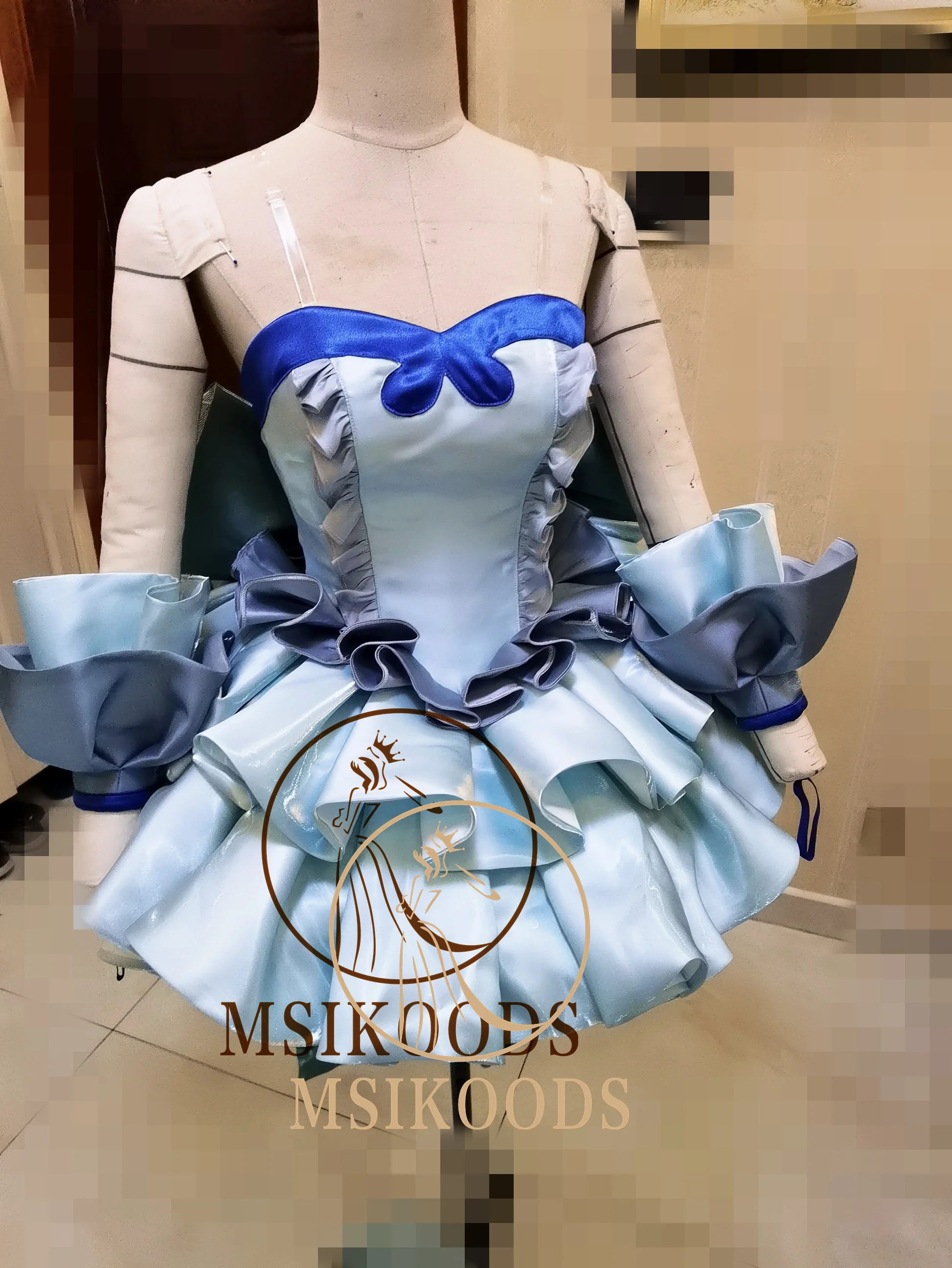 Anime Legend Of Mermaid Cosplay Maßgeschneidertes Hanon Hosho Rollenspiel-Abschlussballkleid Mädchen Heimkehr-Outfit Cocktailpartykleid