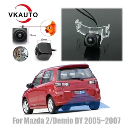 VKAUTO Fish Eye Rear View Camera For Mazda 2 DY/Demio DY 2005 2006 2007 CCD HD Reverse Parking Backup Monitor