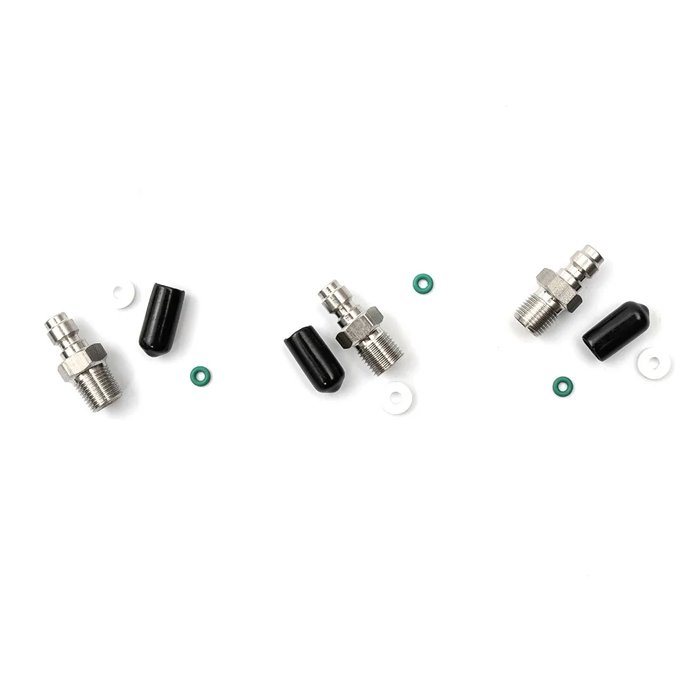 8MM One-Way Valve Filled Pacifier Stainless Steel Quick Connector Male For Air Conditoner Repair Tools Accessories
