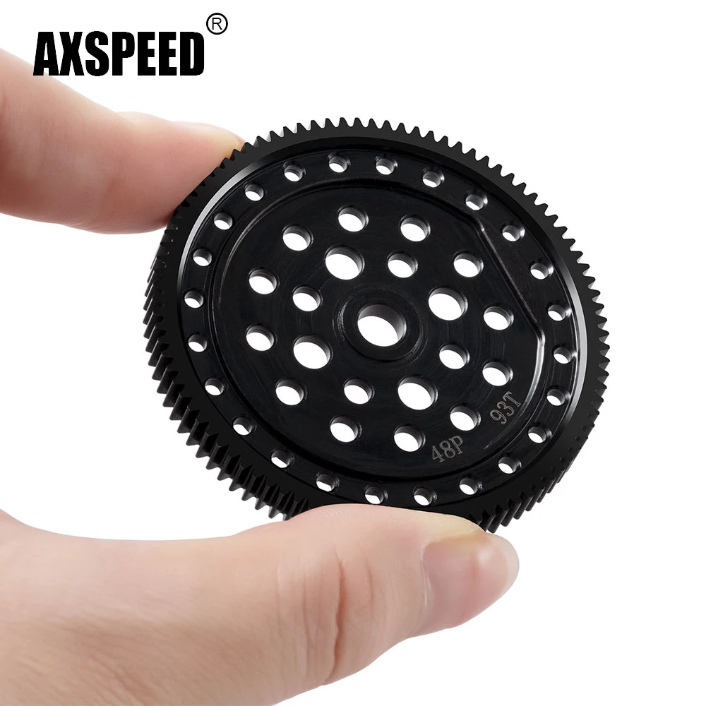 AXSPEED 48P 87T/93T علبة التروس حفز والعتاد الرئيسي ل Ecx Axe 2WD 1/10 RC سيارة شاحنة كبيرة ترقية أجزاء