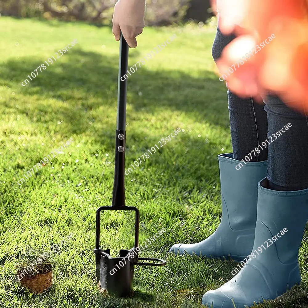 Vegetable and Corn Transplanting Tool Planting Seedling Planter with Supplement Seedlings and Soil Sampler Punch Functions