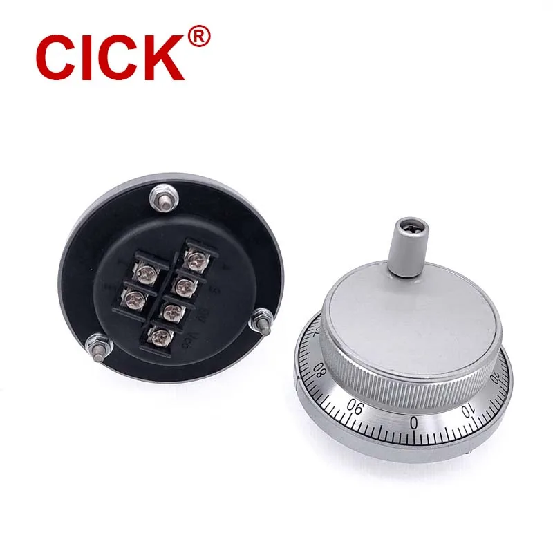 1db CNC pulser kezét Kerék 60mm DC5V 4pin 6pin 100PPR handwheel kézi Pulzus generátor CNC gépi Rotary encoder 4/6 Félévi