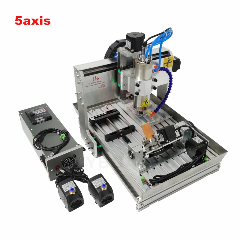 5-assige houtfrees CNC 6040 2200W 5-assige 2200W metalen graveur 3040 1500W PCB-graveren boorfreesmachine 6040 met gootsteen