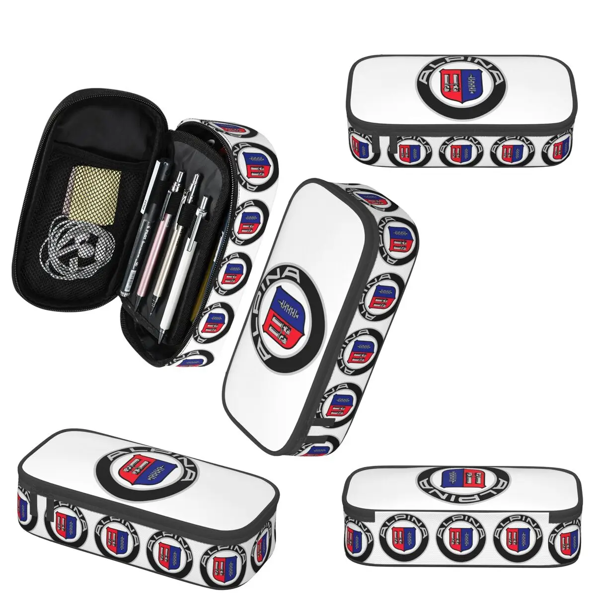 Alpina - Classic Car Logos Pencil Case for Boys Girls Gifts Pen Box Pencil Bag Stationery Supplies Pen Holder Bag