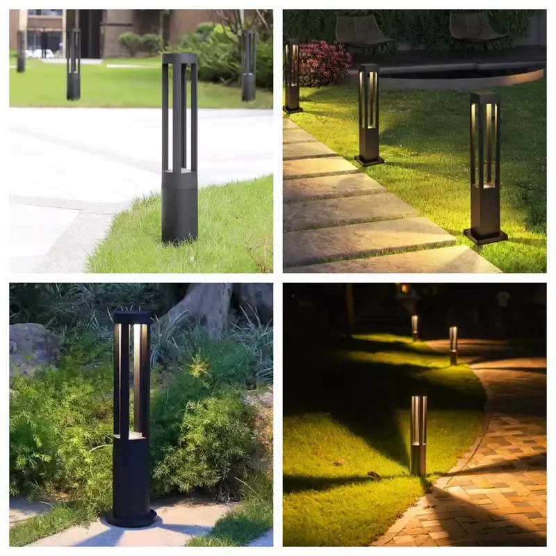 Outdoor LED Garden Lawn Lamp for 5W 7W 10W IP65 Waterproof Die Cast Aluminum with Remote Control 2-Year Warranty 3000K-6000K