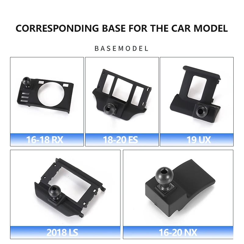 Uchwyt Telefoon Auto do Lexus/RX/UX/LS/NX/LX570 dedykowany samochód baza uchwyt do smartfona uchwyt na nawigację uchwyt z podstawką