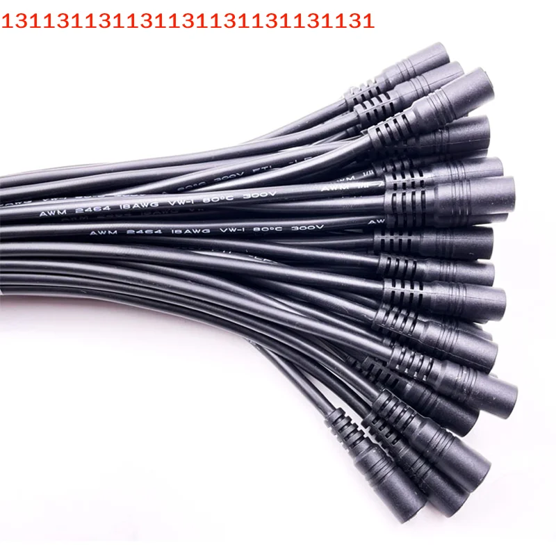 10pcs For 3528 5050 LED Strip Light Kit - Electronic Component DC 5.5x2.1 Plug Male Or Female Cable Wire Connectors