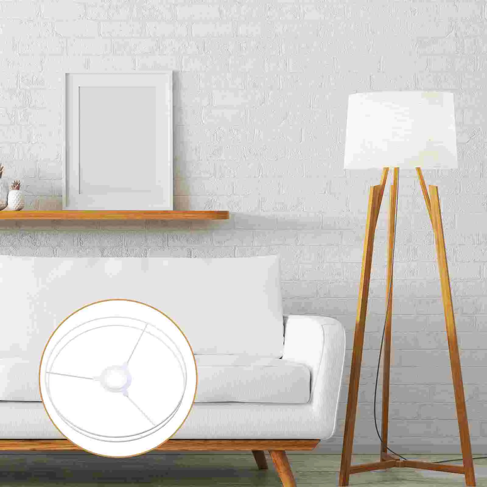 

Lamp with Pleated Shade Lampshade Ring Sets of Racks Pendant Lights For DIY Lantern